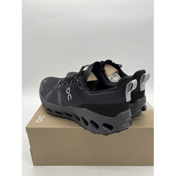 On Cloudsurfer Trail Waterproof Trail Shoes Black Eclipse 3ME10270106 Men\'s 11.5 main image 6